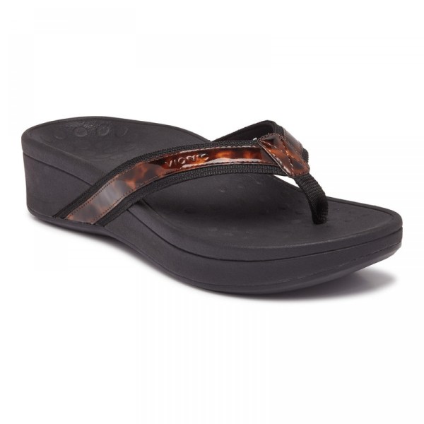 Vionic Sandals Ireland - High Tide Platform Sandal Leopard - Womens Shoes For Sale | OYGLX-6472